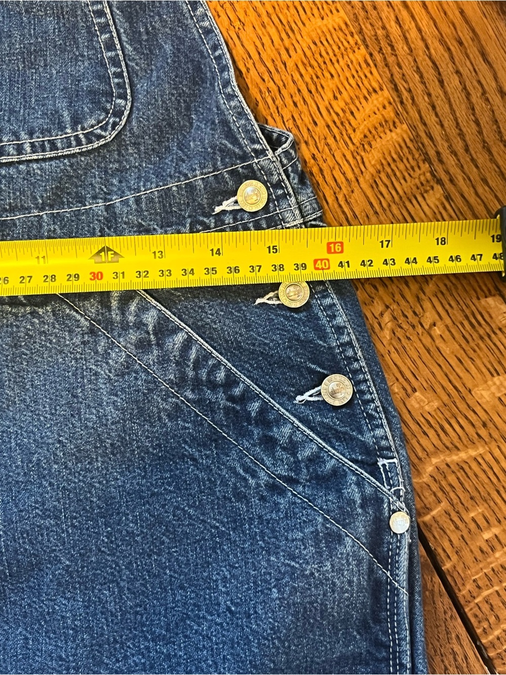 Levi’s SilverTab Denim Shortalls Distressed Overall Shorts Medium - Picture 9 of 11